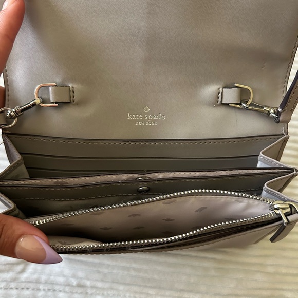 Kate Spade Gray Crossbody Bag - Picture 4 of 5